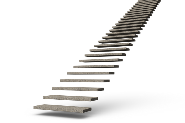 Digital PNG Illustration of Slightly Ascending Gray Stairs Transparent Background - Download Free Stock Videos Pikwizard.com