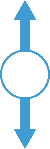 Blue Arrow and Circle Symbol on Transparent Background - Download Free Stock Videos Pikwizard.com