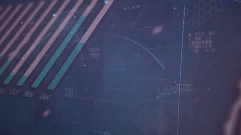 Futuristic Digital Network Data Concept