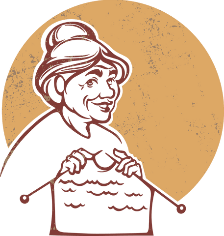 retro style senior woman knitting silhouette on transparent background - Download Free Stock Videos Pikwizard.com