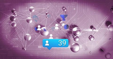 digital connectivity with user metrics in futuristic network - Download Free Stock Images Pikwizard.com