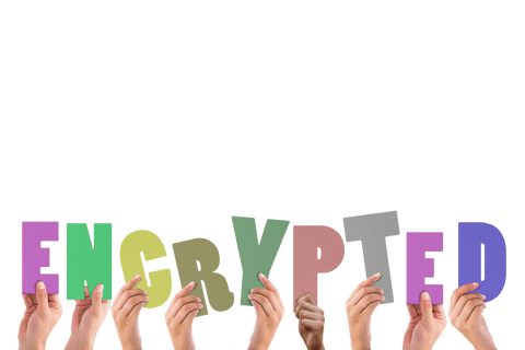 transparent display of encrypted letters held by diverse hands - Download Free Stock Videos Pikwizard.com