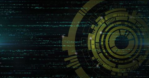 Digital Interface with Data Processing Motion - Download Free Stock Images Pikwizard.com