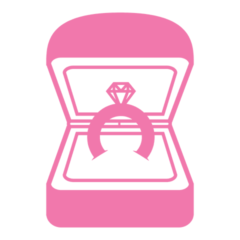 transparent pink engagement ring box illustration vector - Download Free Stock Videos Pikwizard.com