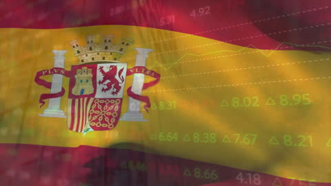 Blending Spanish Flag with Digital Financial Data