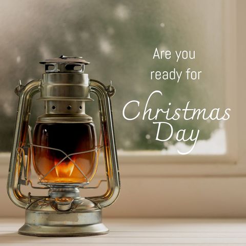 christmas invitation with vintage lantern and text overlay - Download Free Stock Templates Pikwizard.com