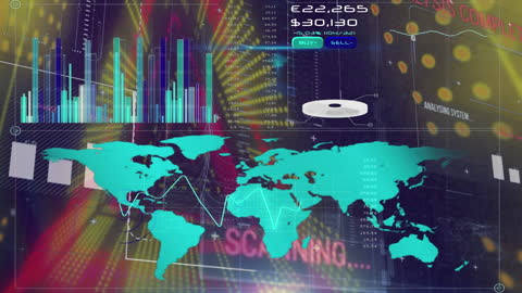 Dynamic Financial Technology with Data Visuals and Global Connectivity