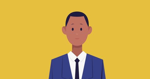 Businessman Social Distancing COVID-19 Concept