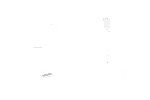 Network of Connections with Technology Icons Transparent Background - Download Free Stock Videos Pikwizard.com