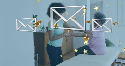 Healthcare Communication Concept with Animation Overlays