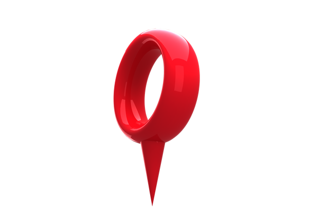 Glossy Red Navigation Pin Transparent 3D Render Design - Download Free Stock Videos Pikwizard.com