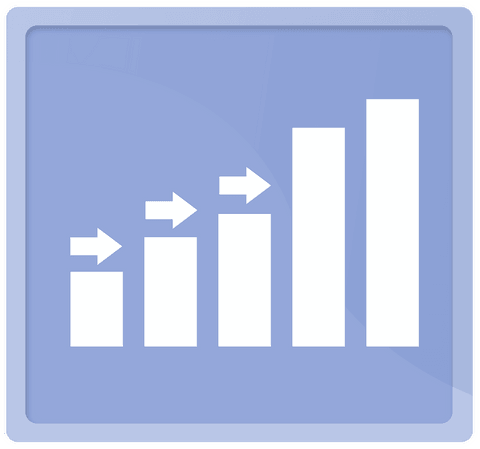 increasing column chart with arrows on transparent background - Download Free Stock Videos Pikwizard.com