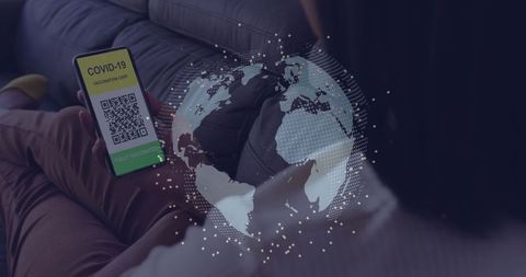 Digital Vaccination Passport Global Connectivity - Download Free Stock Images Pikwizard.com