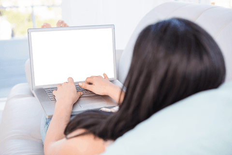 Transparent Background Woman with Laptop Illustrates Digital Connection - Download Free Stock Videos Pikwizard.com