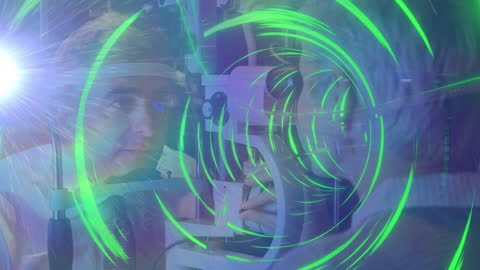 Futuristic Finance and Data Processing Animation