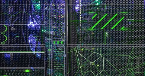 Futuristic Digital Interface Featuring Data Processing Concepts - Download Free Stock Images Pikwizard.com