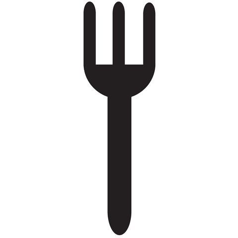 black fork silhouette illustration on transparent background - Download Free Stock Videos Pikwizard.com