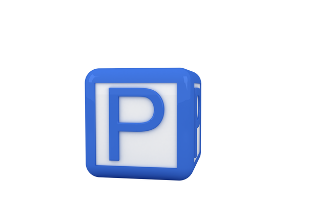 3D Blue Block with Letter P Transparent Background Isolated Image - Download Free Stock Videos Pikwizard.com