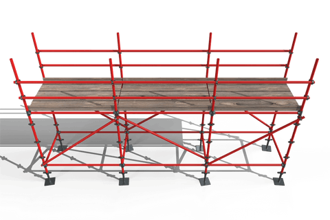 transparent red metal scaffolding structure with shadow - Download Free Stock Videos Pikwizard.com