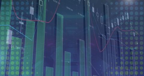Digital Graph Overlay Depicting Financial Data Analysis - Download Free Stock Images Pikwizard.com