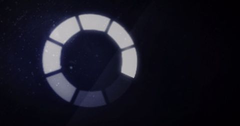 Glowing Loading Icon on Dark Digital Interface - Download Free Stock Images Pikwizard.com
