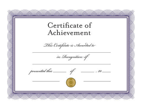 elegant certificate of achievement on transparent background - Download Free Stock Videos Pikwizard.com