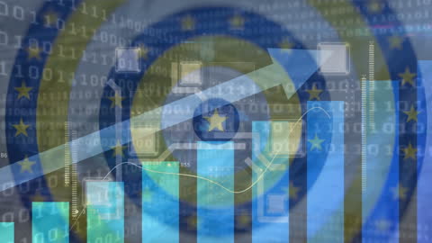 Global Business Growth and Data Evolution Concept