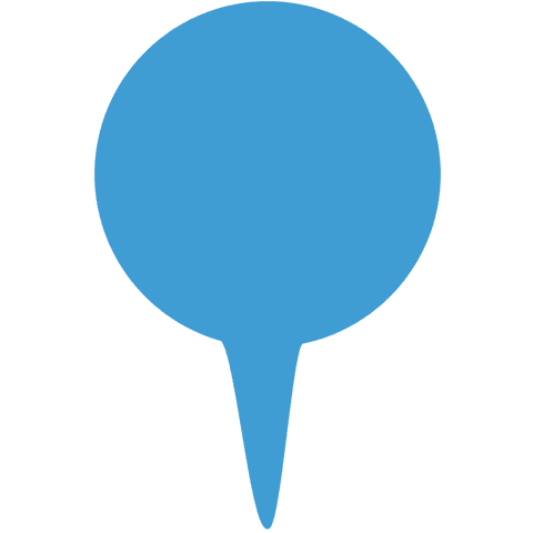 blue circle with point for text on transparent background - Download Free Stock Videos Pikwizard.com