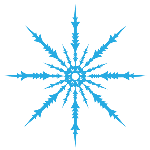 Layered Blue Snowflake Design on Transparent Background - Download Free Stock Videos Pikwizard.com