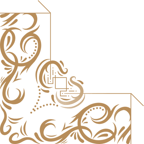 elegant ornate gold corner motif on transparent background for decorative use - Download Free Stock Videos Pikwizard.com