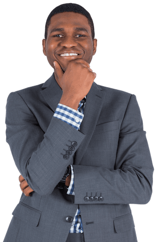 confident young businessman smiling transparent background - Download Free Stock Videos Pikwizard.com