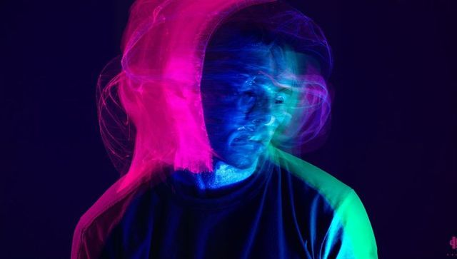 Futuristic Motion Blur Portrait with Neon Lighting Inspirations