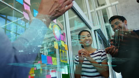 Diverse Team Celebrating Successful Data Processing