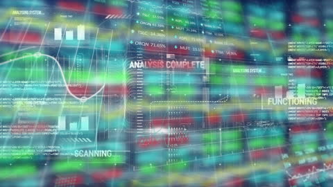 Digital Data Flow with Modern Analytics Interface Design