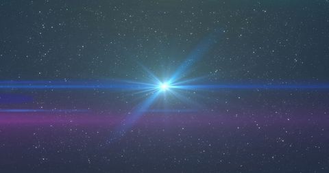 Glowing Blue Celestial Light in Starry Space - Download Free Stock Images Pikwizard.com