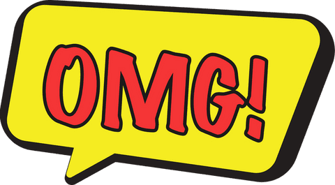 Vibrant Comic Style OMG Speech Bubble on Transparent Background - Download Free Stock Videos Pikwizard.com