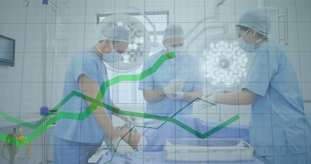 Surgeons in Operating Room Analyzing Medical Data Visuals - Download Free Stock Images Pikwizard.com