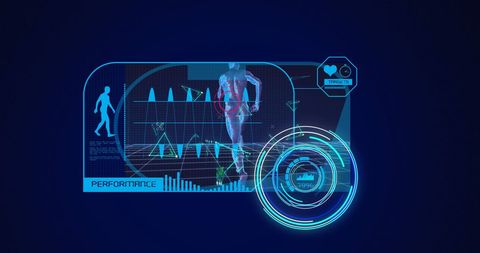 High-Tech Digital Health Data Analysis Interface - Download Free Stock Images Pikwizard.com