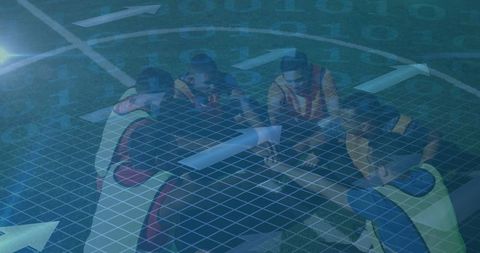 Soccer Team Embracing Technology with Digital Integration in Sports