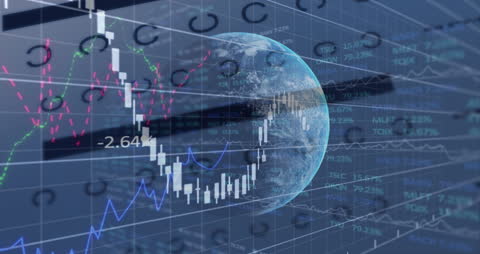 Global Financial Data Analysis with Earth Representation