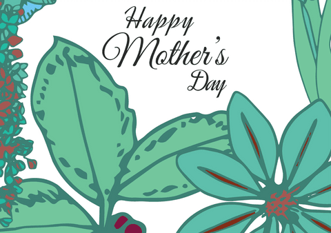 Mother's Day Floral Greeting on Transparent Background - Download Free Stock Videos Pikwizard.com