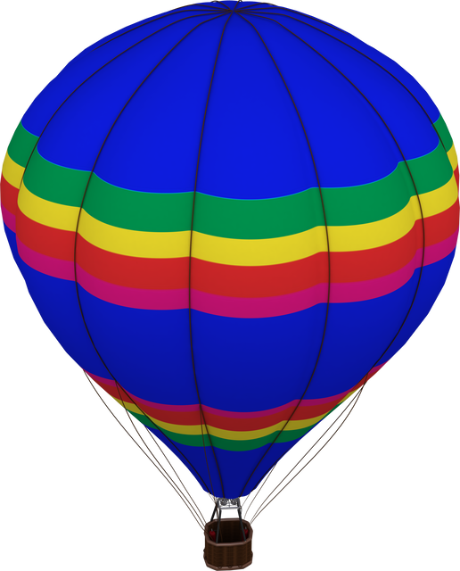 Colorful Hot Air Balloon on Transparent Background, Travel and Adventure Concept - Download Free Stock Videos Pikwizard.com