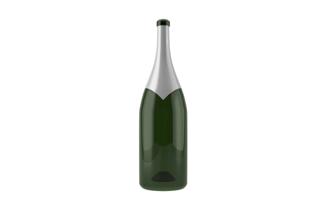 Champagne Bottle on Transparent Background for Celebrations and Party Concepts - Download Free Stock Videos Pikwizard.com