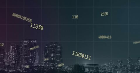 Data Integration Over Cityscape Business Technology - Download Free Stock Images Pikwizard.com