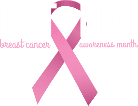 october transparent breast cancer awareness month pink ribbon design - Download Free Stock Videos Pikwizard.com
