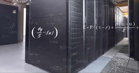 Digital Data Flow and Processing in Modern Server Room - Download Free Stock Images Pikwizard.com