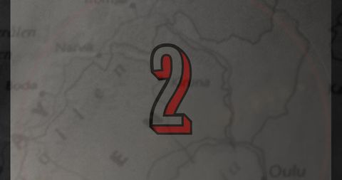 Dynamic Countdown Animation with Number two on Gray Background - Download Free Stock Images Pikwizard.com