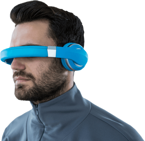 Man Experiencing Virtual Reality in Transparent Background - Download Free Stock Videos Pikwizard.com
