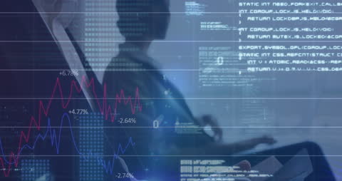 Business Analytics Concept with Executives Analyzing Data