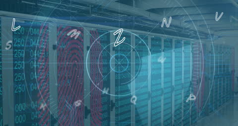 Animation Overlay of Fingerprint Technology in a Data Center